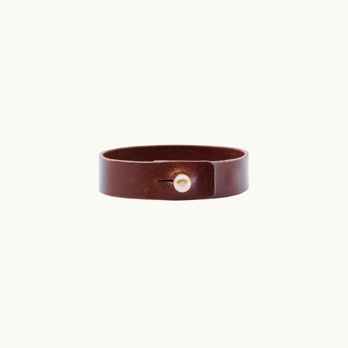 Leather Bracelet | Medium Brown